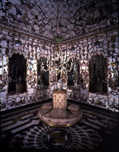 Narożnik Salonu Chino (Sala Chińska) wykonany w całości z porcelany, 1769 (porcelana) (szczegóły patrz 93238-9) autorstwa Giuseppe Gricci