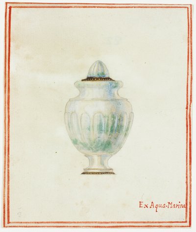 Urna z akwamarynem autorstwa Giuseppe Grisoni