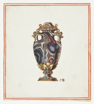 Wazon z porfiru autorstwa Giuseppe Grisoni