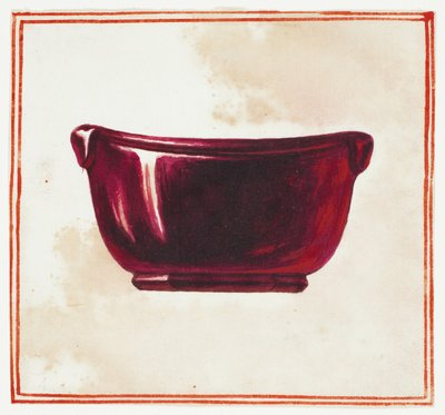 Fioletowa miska autorstwa Giuseppe Grisoni