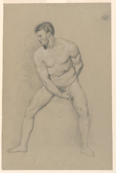 Akademickie studium aktu męskiego autorstwa Giuseppe Longhi