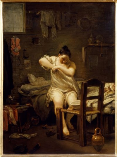 La Pulce autorstwa Giuseppe Maria Crespi