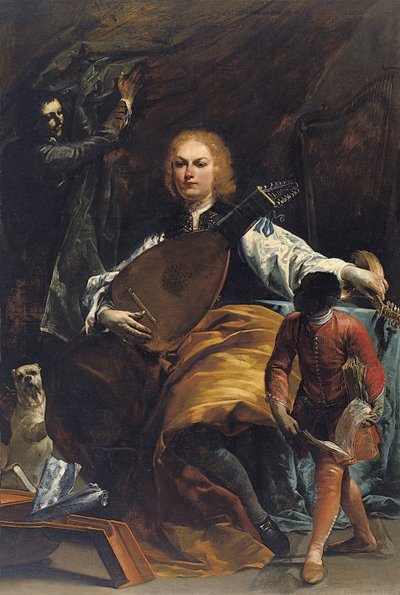Portret hrabiego Fulvio Grati autorstwa Giuseppe Maria Crespi