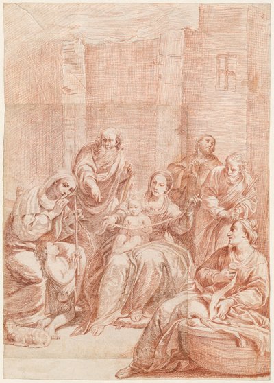 Święta Rodzina autorstwa Giuseppe Maria Crespi