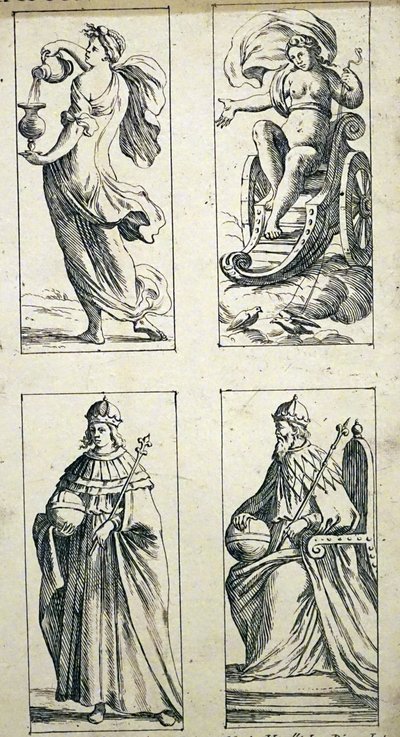 Karty tarota z XVII wieku autorstwa Giuseppe Marii Mitelli autorstwa Giuseppe Maria Mitelli