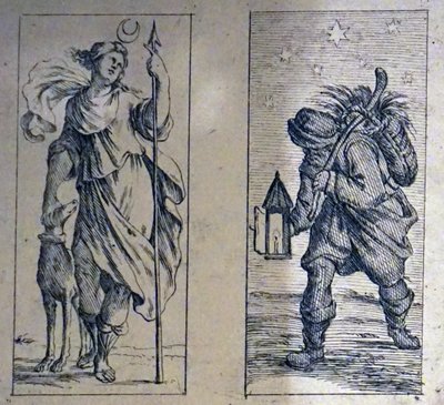Karty tarota z XVII wieku autorstwa Giuseppe Marii Mitelli autorstwa Giuseppe Maria Mitelli