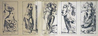 Karty tarota z XVII wieku autorstwa Giuseppe Marii Mitelli autorstwa Giuseppe Maria Mitelli
