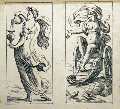Karty tarota z XVII wieku autorstwa Giuseppe Marii Mitelli autorstwa Giuseppe Maria Mitelli