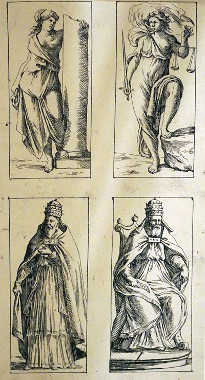 Karty tarota z XVII wieku autorstwa Giuseppe Marii Mitelli autorstwa Giuseppe Maria Mitelli