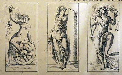 Karty tarota z XVII wieku autorstwa Giuseppe Marii Mitelli autorstwa Giuseppe Maria Mitelli
