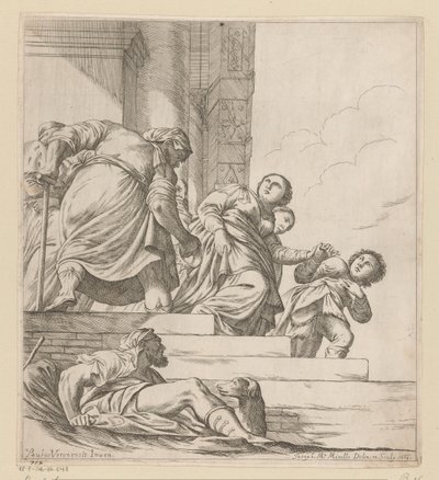 Królowa Waszti zostaje wygnana autorstwa Giuseppe Maria Mitelli