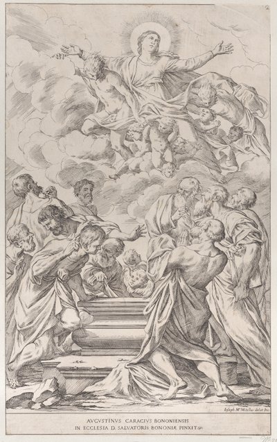 Tablica 2: Wniebowzięcie Najświętszej Maryi Panny, 1678. autorstwa Giuseppe Maria Mitelli