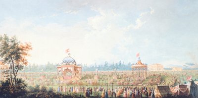Wyścig w Cascine, Giuseppe Maria Terreni (1739-1811), Włochy autorstwa Giuseppe Maria Terreni