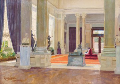 Narodowa Galeria Sztuki Nowoczesnej. Hol wejściowy autorstwa Giuseppe Micali
