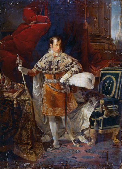 Portret Ferdynanda I Austriackiego (Wiedeń) autorstwa Giuseppe Molteni