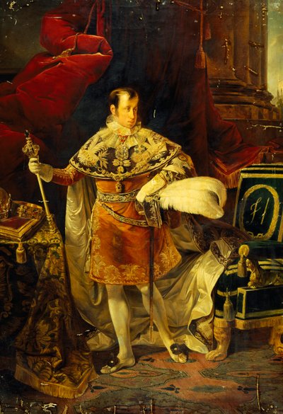 Portret Ferdynanda I Austriackiego (Wiedeń) autorstwa Giuseppe Molteni