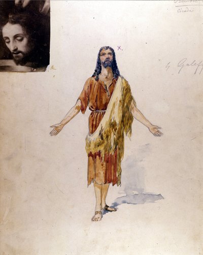 Richard Strauss: kostium „Salome” Giuseppe Palanti (1881-1946) za rolę Jokanaana dla teatru La Scala w Mediolanie w 1912 roku autorstwa Giuseppe Palanti