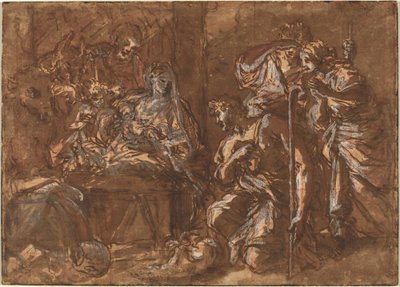 Adoracja pasterzy autorstwa Giuseppe Passeri