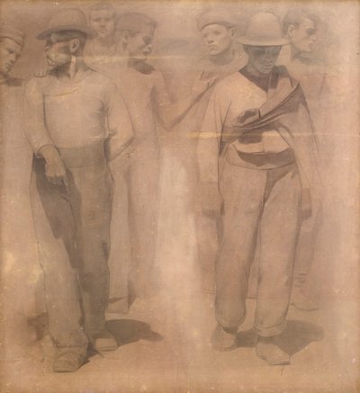 Kreskówka dla czwartego stanu autorstwa Giuseppe Pellizza da Volpedo