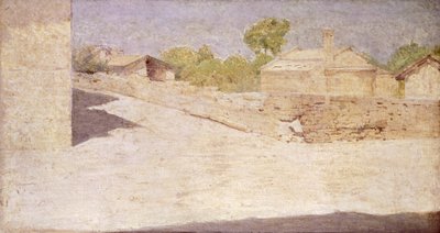 Piazza Malaspina w Volpedo autorstwa Giuseppe Pellizza da Volpedo