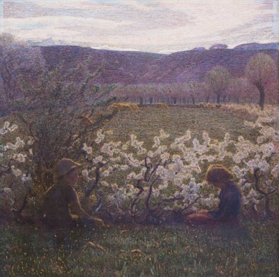Kwiecista łąka autorstwa Giuseppe Pellizza da Volpedo