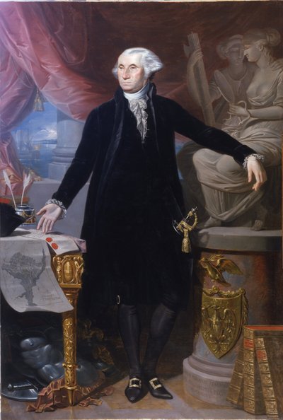 Portret Jerzego Waszyngtona. autorstwa Giuseppe Perovani