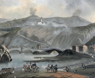 Bitwa pod Millesimo autorstwa Giuseppe Pietro Bagetti