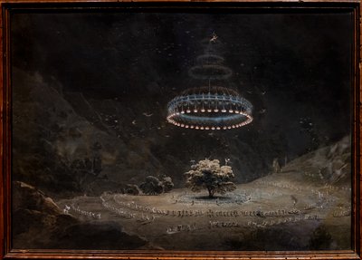 Drzewo Orzechowe w Benevento (Szabat Czarownic) autorstwa Giuseppe Pietro Bagetti
