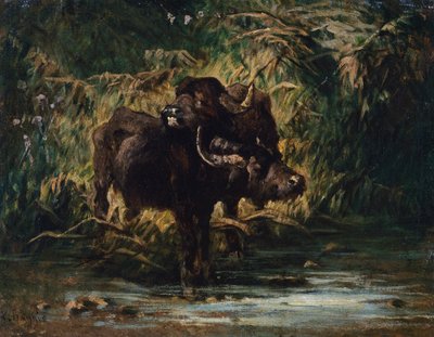Młode bawoły autorstwa Giuseppe Raggio