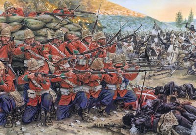 Wojna anglo-zuluska: bitwa pod Rorke