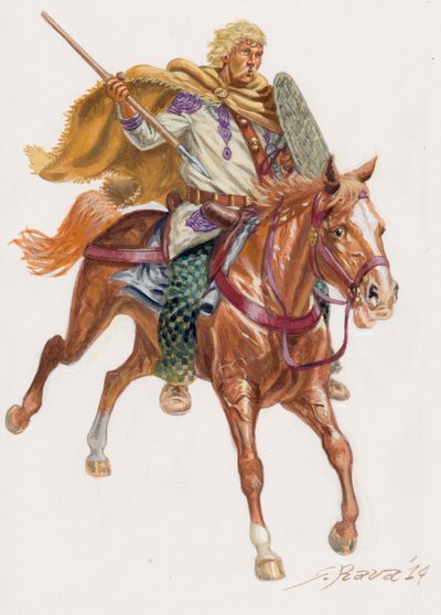 Jazda na bagaudach autorstwa Giuseppe Rava