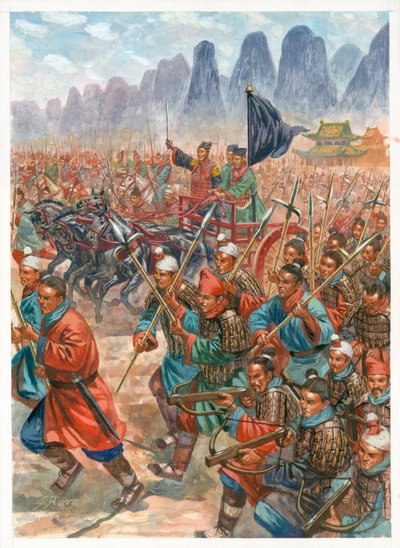 Armia pierwszego cesarza Qin autorstwa Giuseppe Rava