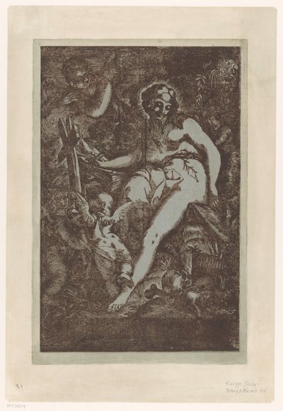 Maria Magdalena in de wildernis autorstwa Giuseppe Scolari (circle of)