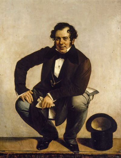 Autoportret Giuseppe Tominza (1790-1866) autorstwa Giuseppe Tominz