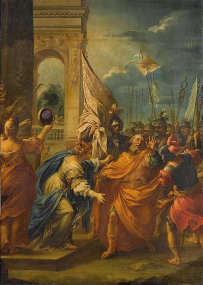Powrót Jeftego. autorstwa Giuseppe Varotti