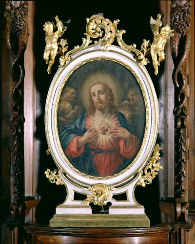 Najświętsze Serce Chrystusa, z kaplicy internatu, 1766 autorstwa Giuseppe Varotti