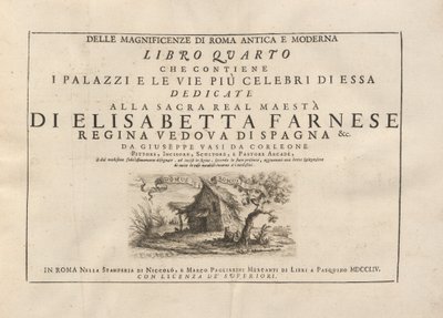 O wspaniałościach starożytnego i współczesnego Rzymu (t. 2) autorstwa Giuseppe Vasi