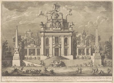 Pierwsza maszyna dla Chin z 1769 roku: „Pyszny” autorstwa Giuseppe Vasi, after Giuseppe Palazzi, after Paolo Posi