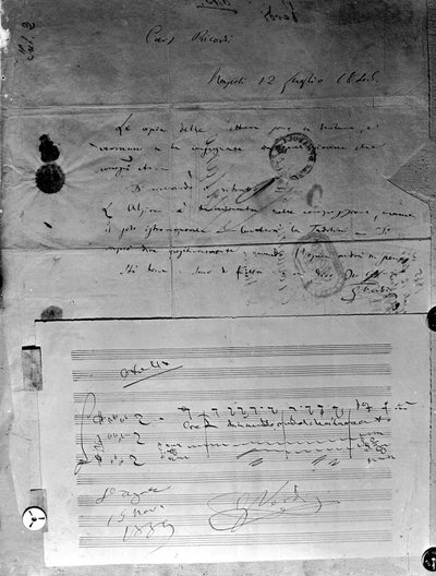 Korespondencja napisana przez Giuseppe Verdi autorstwa Giuseppe Verdi