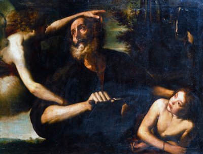 Ofiara Izaaka, początek XVII wieku autorstwa Giuseppe Vermiglio