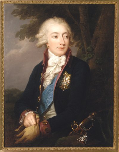 Hrabia Antoni Józef Lanckoroński, ok. 1791 r. autorstwa Giuseppe or Josef Grassi