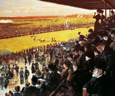 Wyścigi na Longchamps autorstwa Giuseppe or Joseph de Nittis