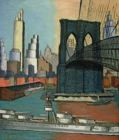 Wieża Mostowa, 1929 autorstwa Glenn O Coleman