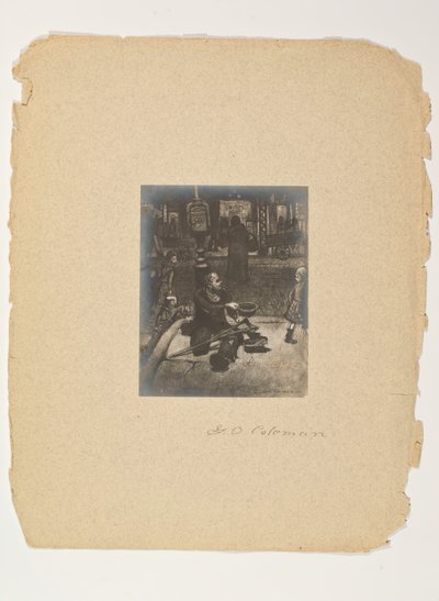 Sceny z życia ludu, teka bez tytułu, 1905. autorstwa Glenn O Coleman
