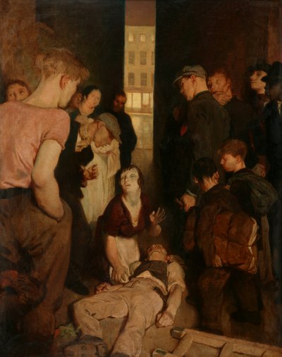 Wypadek uliczny autorstwa Glyn Warren Philpot