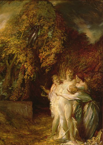 Diana i Acteon (olej na płótnie) autorstwa Glyn Warren Philpot