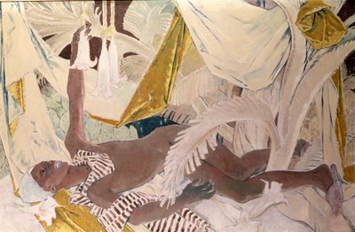 Henry Thomas, Philpots Jamaican Sługa, leżący autorstwa Glyn Warren Philpot
