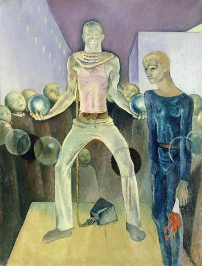 Podnoszenie ciężarów, Berlin 1931 autorstwa Glyn Warren Philpot