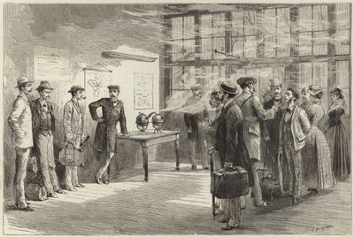 Cholera w Europie (rycina) autorstwa Godefroy Durand