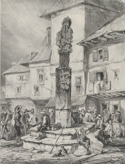 Krzyż Chaudesaiguesa, 1831 r. autorstwa Godefroy Engelmann
